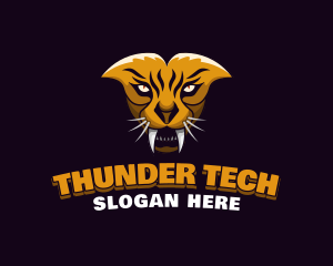 Tiger Animal Gaming logo design