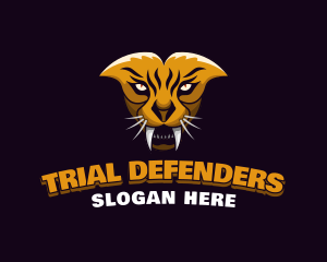 Tiger Animal Gaming logo design