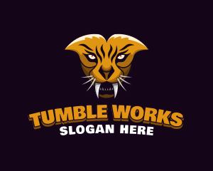 Tiger Animal Gaming logo design