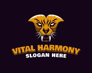 Tiger Animal Gaming logo design