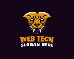 Tiger Animal Gaming logo design