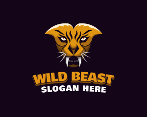 Tiger Animal Gaming logo design