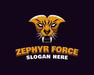 Tiger Animal Gaming logo design