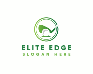 Golf Sports Athlete logo design