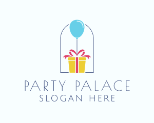 Party Gift Balloon logo design