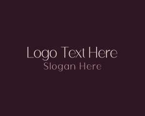 Classy Elegant Wordmark logo