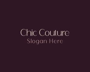 Classy Elegant Wordmark logo design