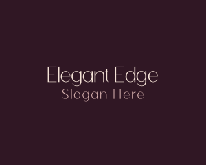 Classy Elegant Wordmark logo design