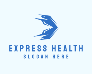 Blue Express Arrow logo