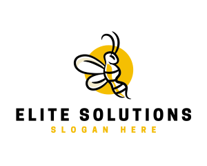 Flying Bee Wasp  Logo