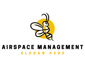 Flying Bee Wasp  logo