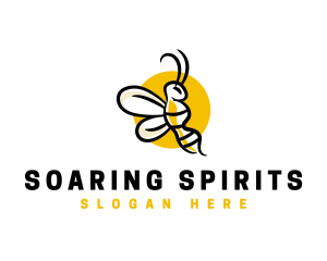 Flying Bee Wasp  logo