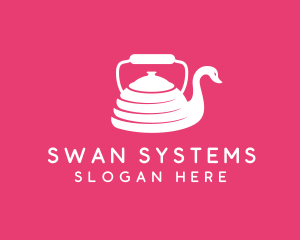 Kettle Swan Bird logo design