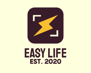 Flash Bolt App logo design