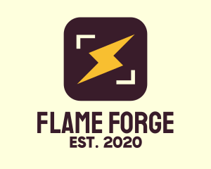 Flash Bolt App logo design