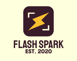 Flash Bolt App logo design