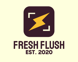 Flash Bolt App logo design