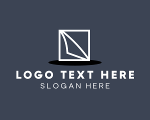 Paper Sheet Frame Fold logo
