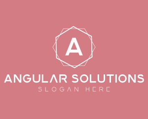 Minimalist Boutique Hexagon logo design