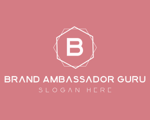 Minimalist Boutique Hexagon logo design