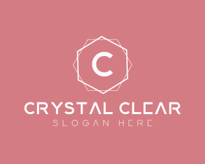 Minimalist Boutique Hexagon logo design