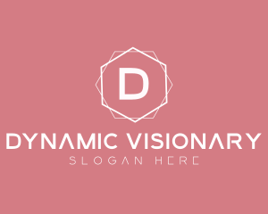 Minimalist Boutique Hexagon logo design