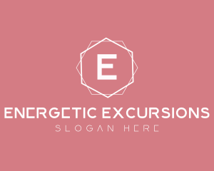 Minimalist Boutique Hexagon logo design