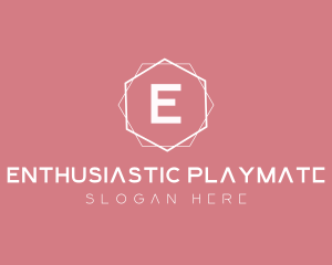 Minimalist Boutique Hexagon logo design