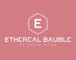 Minimalist Boutique Hexagon logo design