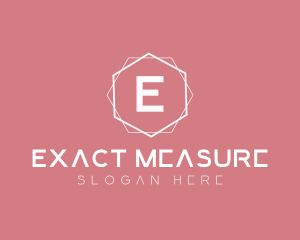 Minimalist Boutique Hexagon logo design