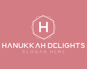 Minimalist Boutique Hexagon logo design