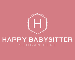 Minimalist Boutique Hexagon logo design