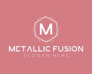 Minimalist Boutique Hexagon logo design