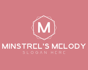 Minimalist Boutique Hexagon logo design