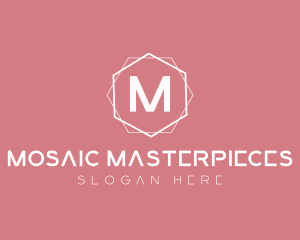 Minimalist Boutique Hexagon logo design