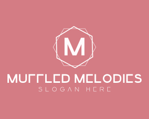 Minimalist Boutique Hexagon logo design