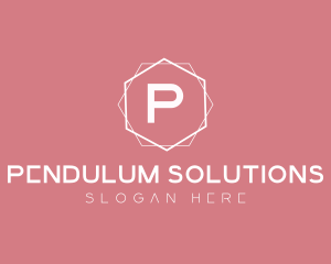 Minimalist Boutique Hexagon logo design