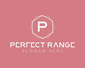 Minimalist Boutique Hexagon logo design