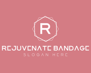 Minimalist Boutique Hexagon logo design