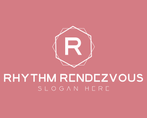 Minimalist Boutique Hexagon logo design