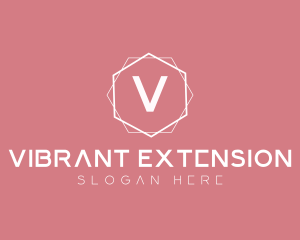 Minimalist Boutique Hexagon logo design