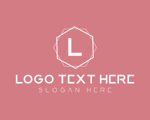 Instagram - Minimalist Boutique Hexagon logo design