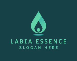 Aqua Water Drop logo design