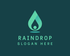 Aqua Water Drop logo