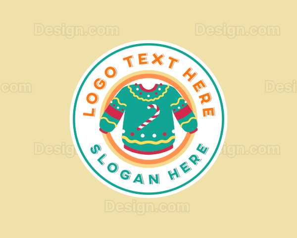 Christmas Holiday Sweater Logo