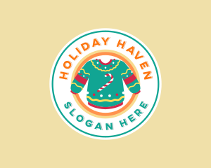 Christmas Holiday Sweater logo design