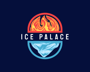 Hvac Heat Cold Refrigeration logo design