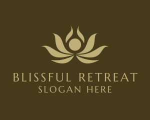 Lotus Yoga Wellness  logo design