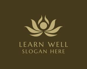 Lotus Yoga Wellness  logo design