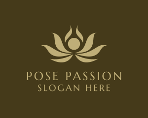 Lotus Yoga Wellness  logo design